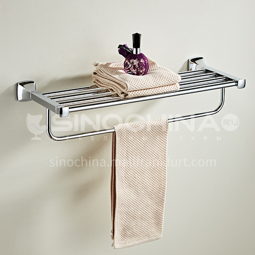 Bathroom rack towel rack stainless steel towel rack silver towel rack bathroom towel bar MY80814